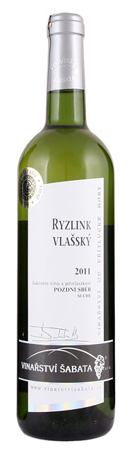 Ryzlink vlašský kabinet
